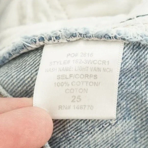 Re/Done Light Blue The Crawford Straight Leg Jeans - Picture 10 of 11